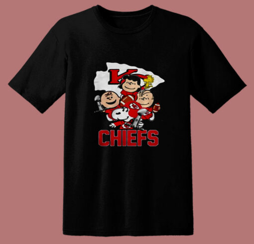 Official Kansas City Chiefs Peanuts 80s T Shirt