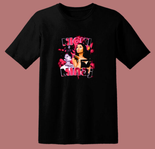 Official Vintage Nicki Minaj Pink 80s T Shirt