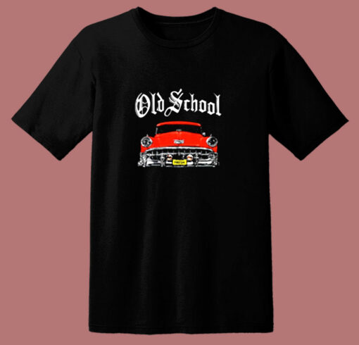 Old School Red Car 80s T Shirt