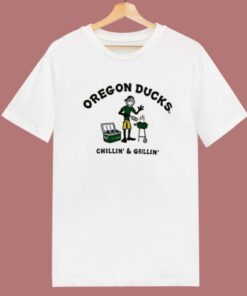Oregon Ducks Chillin And Grillin T Shirt Style