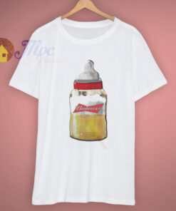 Organic Budweiser For Baby Funny Punk T Shirt