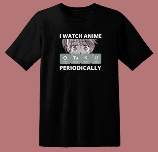 Otaku Anime Periodic 80s T Shirt Style