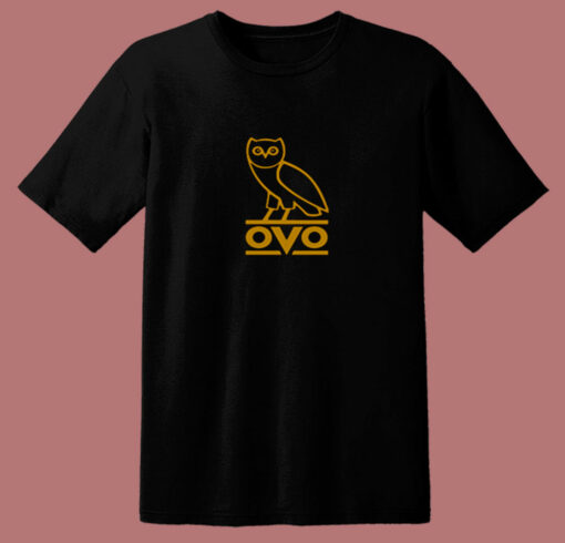 Ovo Drake Gold Owl Ovoxo 80s T Shirt