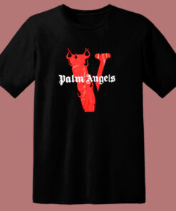 Palm Angels X Vlone Tee Flames 80s T Shirt 1