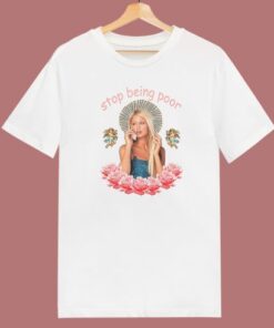 Paris Hilton Phone Stop Being Poor T Shirt Style
