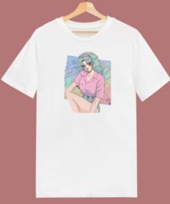 Pastel Dream Michiru 80s T Shirt Style