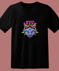 Pastel Goth Hail Satan 80s T Shirt 1