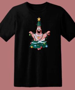 Patrick Star Be A Christmas Tree 80s T Shirt