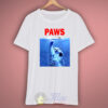 Paws Cat Jaws Parody T Shirt