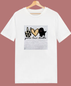 Peace Love Doodle 80s T Shirt Peace Love Doodle 80s T Shirt