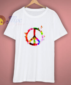 Peace and Music Peace Symbol T Shirt Peace and Music Peace Symbol T Shirt