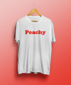 Peachy White Tee