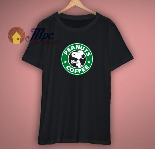 Peanuts Coffee Logo T Shirt