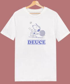 Peanuts Deuce Tennis T Shirt Style