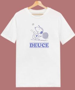 Peanuts Deuce Tennis T Shirt Style