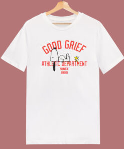 Peanuts Good Grief Athletic Department T Shirt Style