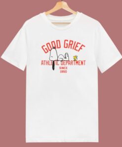 Peanuts Good Grief Athletic Department T Shirt Style