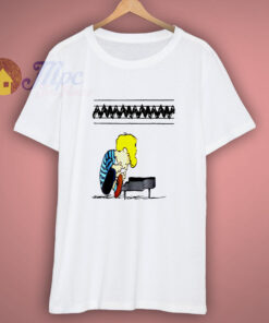 Peanuts Music Piano Cartoon Funny Schroder T Shirt