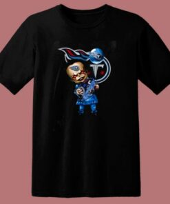 Pennywise Hugging Tennessee Titans 80s T Shirt
