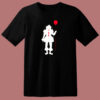 Pennywise With Balloon Halloween 80s T Shirt