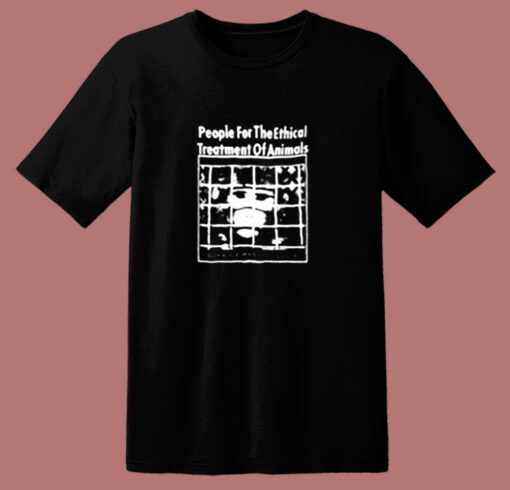 People For The Ethical Treatment Of Animals 80s T Shirt