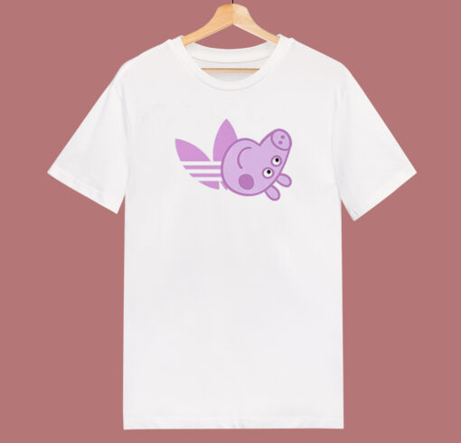 Peppa Pig Adidas Parody T Shirt Style