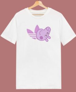 Peppa Pig Adidas Parody T Shirt Style