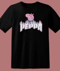 Peppa Pig Flame T Shirt Style