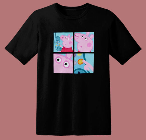 Peppa Pig Hanging Up Phone T Shirt Style