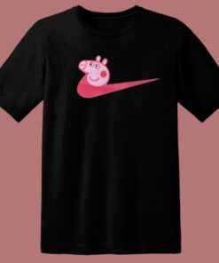 Peppa Pig Nike Parody T Shirt Style