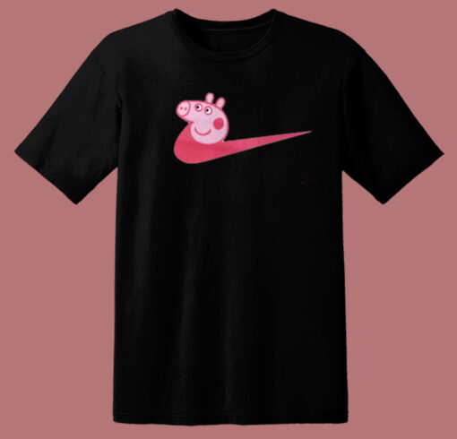 Peppa Pig Nike Parody T Shirt Style