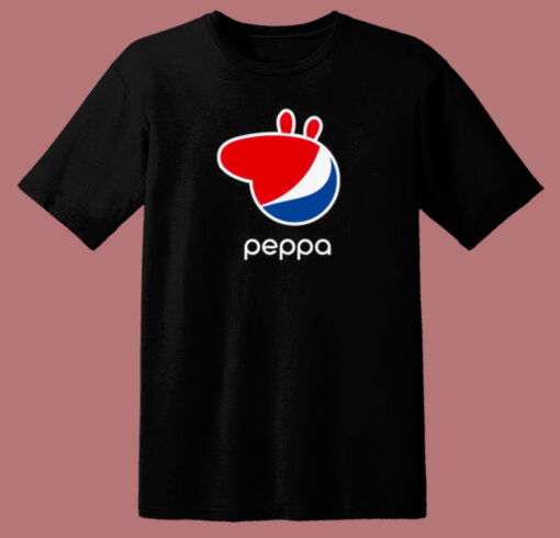 Peppa Pig Pepsi Parody T Shirt Style