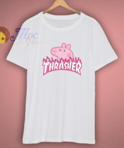 Peppa Pig X Trasher Magazine T Shirt For Men’s, Women’s, Teen, and Adult