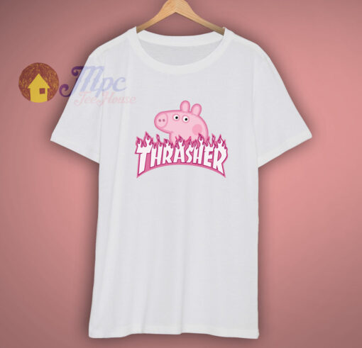 Peppa Pig X Trasher Magazine T Shirt For Men’s, Women’s, Teen, and Adult