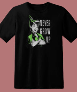 Peter Pan Never Grow Up 80s T Shirt Style