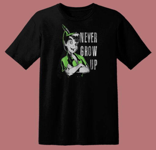 Peter Pan Never Grow Up 80s T Shirt Style