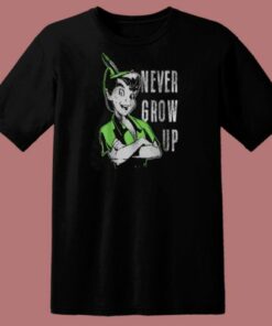 Peter Pan Never Grow Up 80s T Shirt Style
