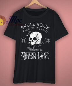 Peter Pan Skull Rock Vintage Graphic T Shirt