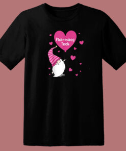 Pharmacy Tech Valentine 80s T Shirt Style 1