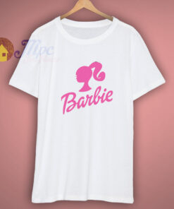 Pink Barbie Logo Iron On Shirt