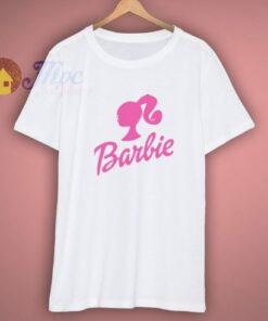 Pink Barbie Logo Iron On Shirt