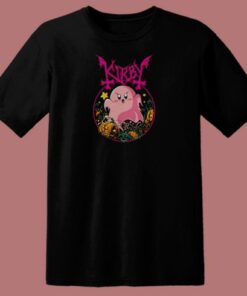 Pink Ghost Kirby T Shirt Style