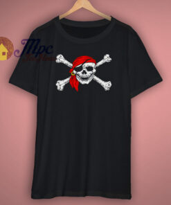 Pirate Skull Crossbones Party T Shirt 1