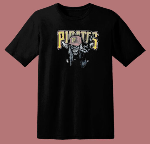 Pittsburgh Pirates Skull T Shirt Style