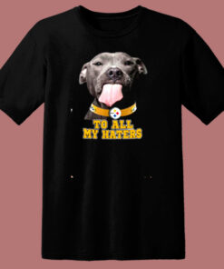 Pittsburgh Steelers To All My Haters 80s T Shirt