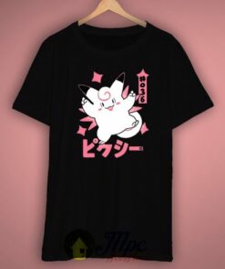 Pixy Clefable Pokemon Unisex Premium T shirt Size SMLXL2XL 3