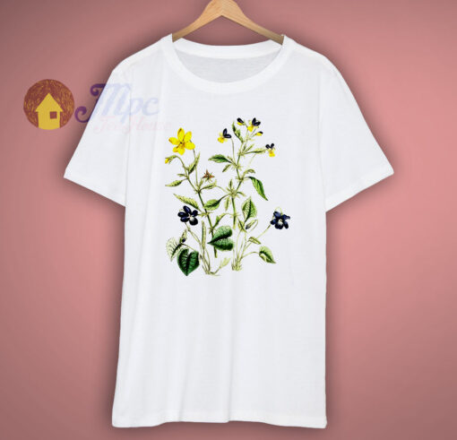 Plant Graphic Wild Flower T Shirt