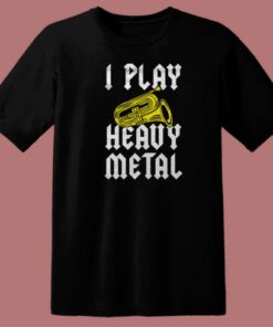Playing Tuba Funny 80s T Shirt