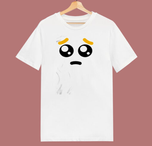 Pleading Face Emoji 80s T Shirt