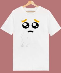 Pleading Face Emoji 80s T Shirt